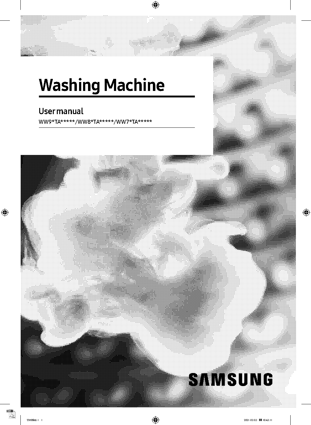 samsung ecobubble washing machine instructions