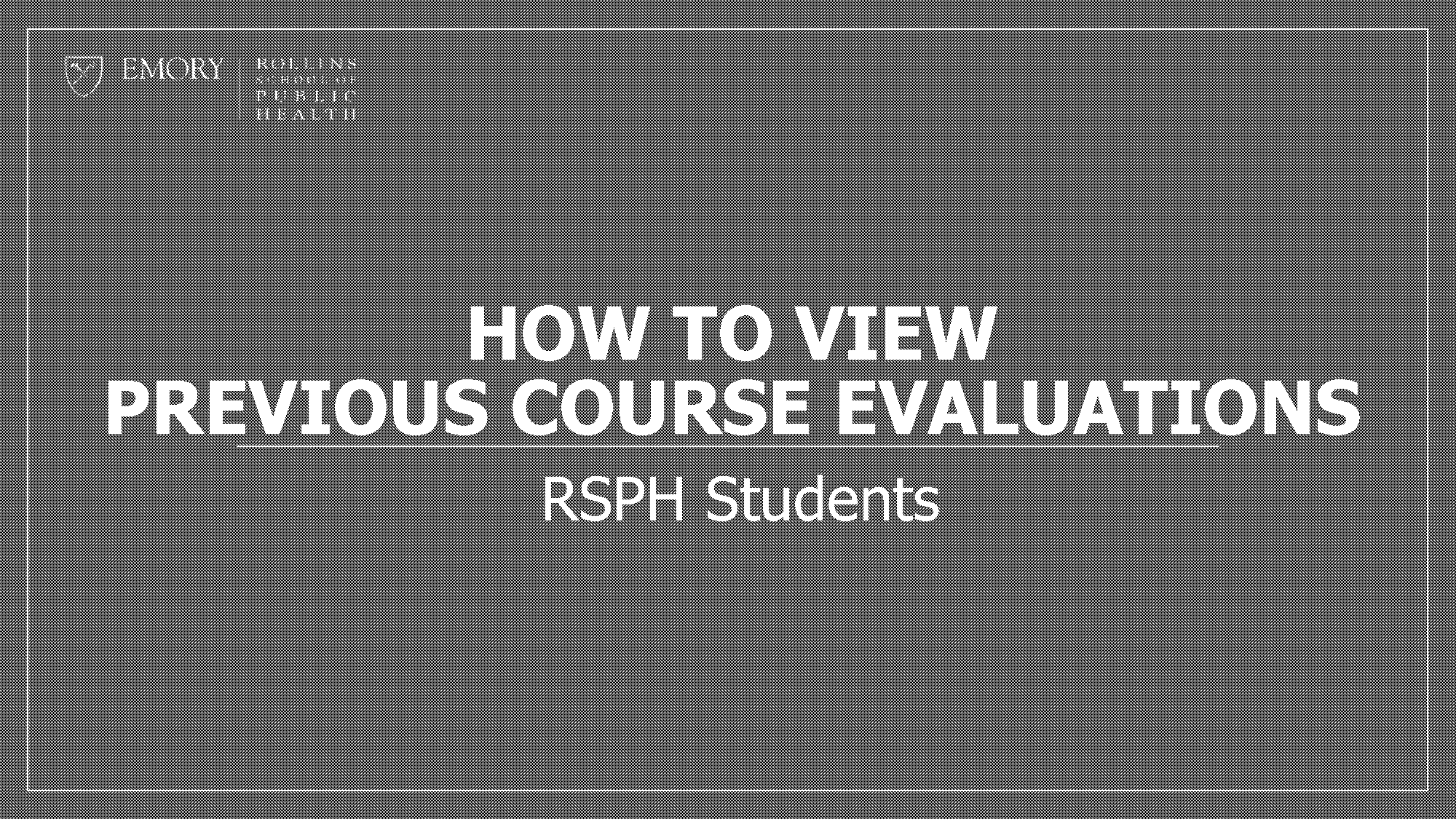 how to view student evaluations in canvas